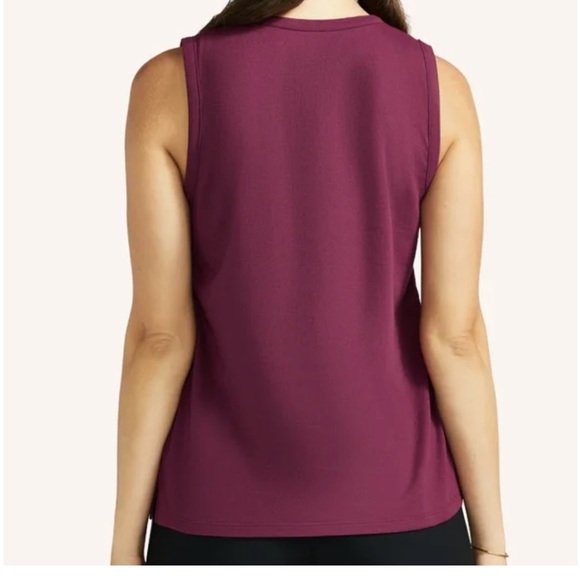 NWT Peloton Studio Side Slit Muscle Tank (Red) - Picture 2 of 7